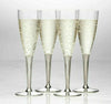 40PCS Premium Mozaik Disposable Plastic Wine Champagne Drink Glasses