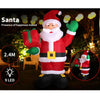 Santa 2.4M-Inflatable Christmas Outdoor Decorations Santa LED
