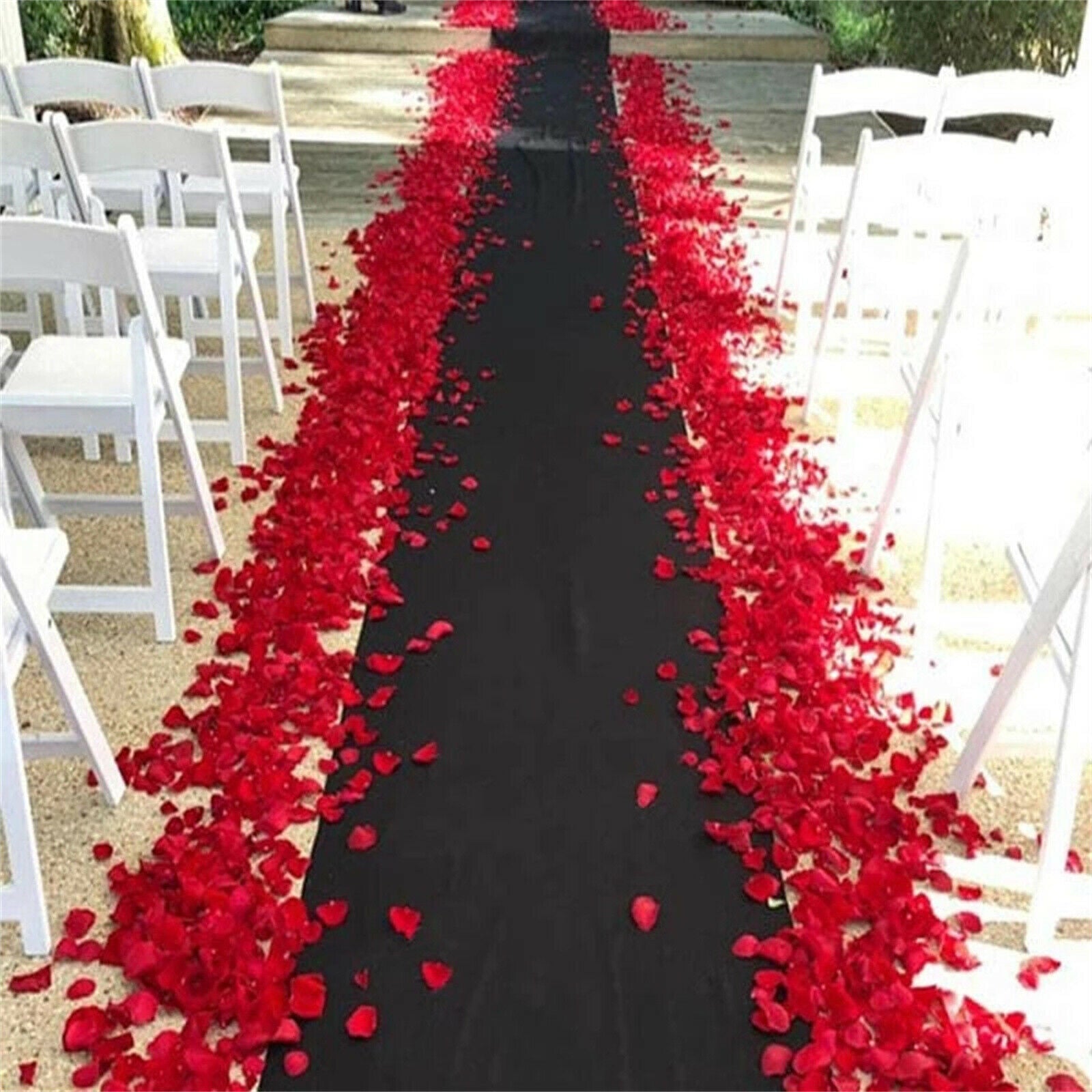 1.2M x 10M BLACK Carpet Aisle Runner Wedding Party Event Decoration
