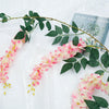 Artificial Fake Flowers Silk Wisteria Vines Hanging Wedding Party