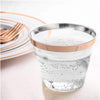 100PCS Disposable Plastic Wine Glass Drink Cup Cocktail Party Event