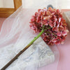 1 Set of Large Hydrangea flower short branch fall silk artificial flowers