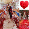 1000PCS Wine Red Silk Petals Flowers Rose Petal Wedding Event