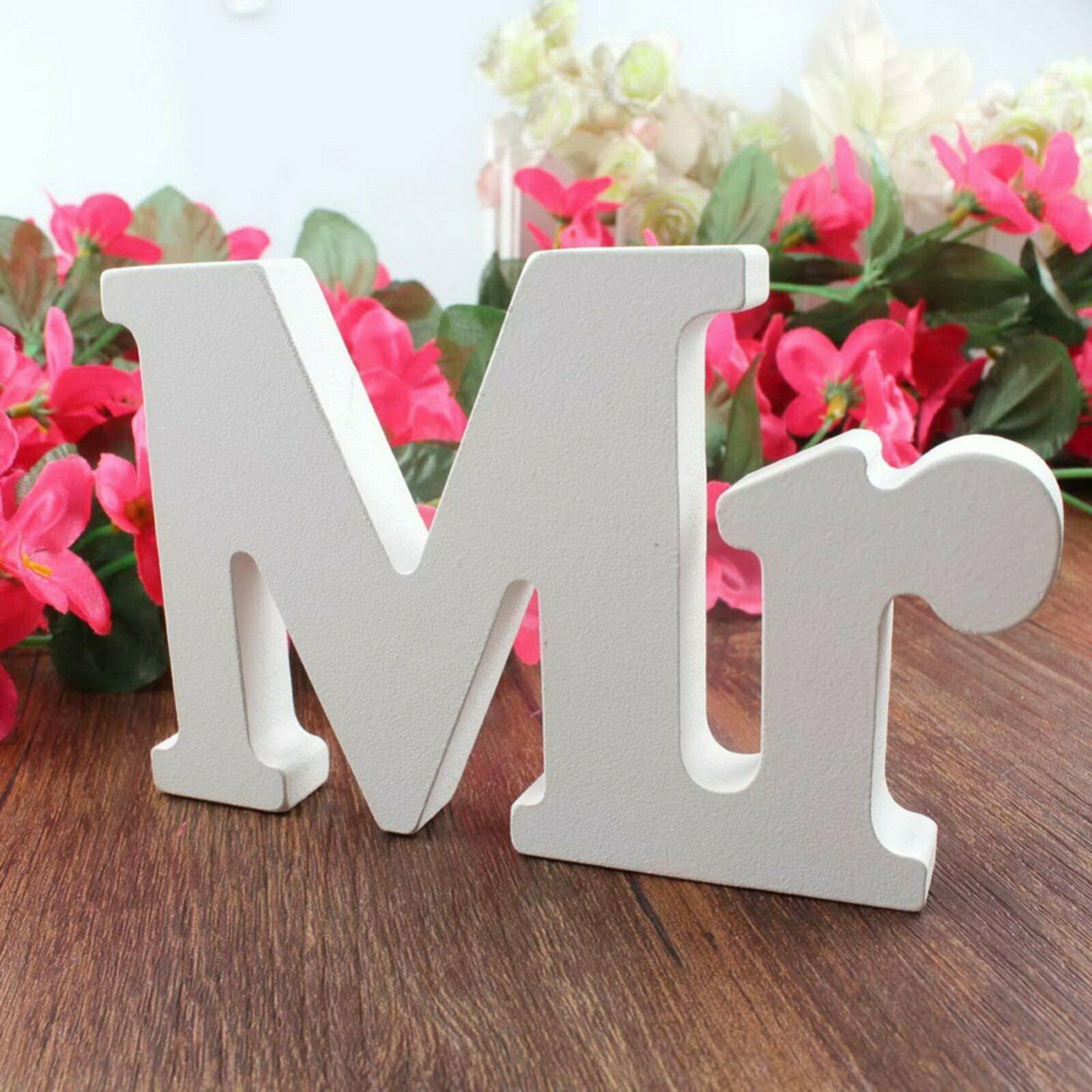Mr and Mrs Wedding Decoration Wooden Reception Sign
