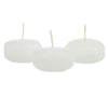 Large 6cm Floating White Wax Candle for Wedding Party- 10PCS