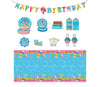 162PCS Baby Shark Birthday Party Decorations Tablecloth Plates Cups Tableware