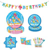 162PCS Baby Shark Birthday Party Decorations Tablecloth Plates Cups Tableware