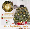 Pre-lit 150CM 50 LED Mannequin Christmas Tree Dress Form Xmas Decor with 465 Branch Tips