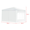 3mx3m Heavy Duty Canopy Outdoor Party Wedding Event Tent With Side Walls