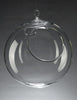 LARGE 15CM clear glass ball sphere tree hanging tea light candle holder - 10PCS