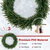 Premium 62CM Christmas Wreath Simulated Sprouts Holiday Garland Decor for Front Door