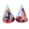 136PCS Miraculous Ladybug Birthday Party Theme and Lady Bug Tableware Kit