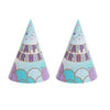 134PCS Mermaid Theme Birthday Party Set Decorations Plates Banner Cups Hats