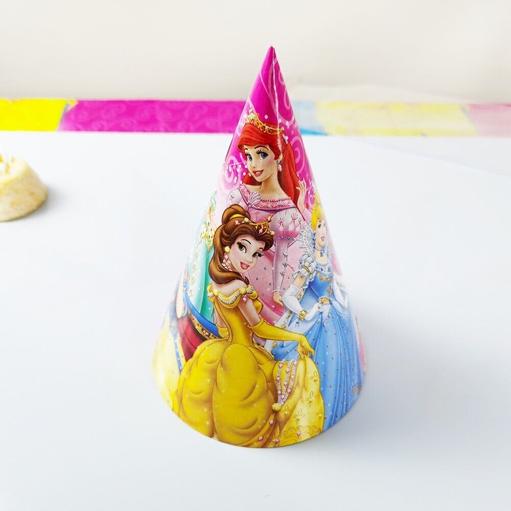 136 PCS Disney Princess Birthday Party Decoration Set & Princess Tableware Kit