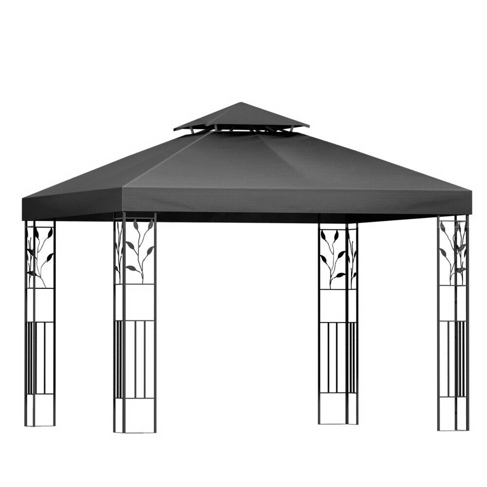 Heavy duty 3x3M Gazebo Marquee Outdoor Wedding Party Event Tent Home Iron Art