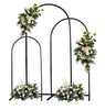 3PCS Hoop Balloon Arch Backdrop Flower Party Display Stand Frame Wedding