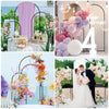 3PCS Hoop Balloon Arch Backdrop Flower Party Display Stand Frame Wedding