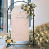 3PCS Hoop Balloon Arch Backdrop Flower Party Display Stand Frame Wedding