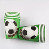 Soccer Party Tableware Set Party Supplies Sports Football Birthday Decoration