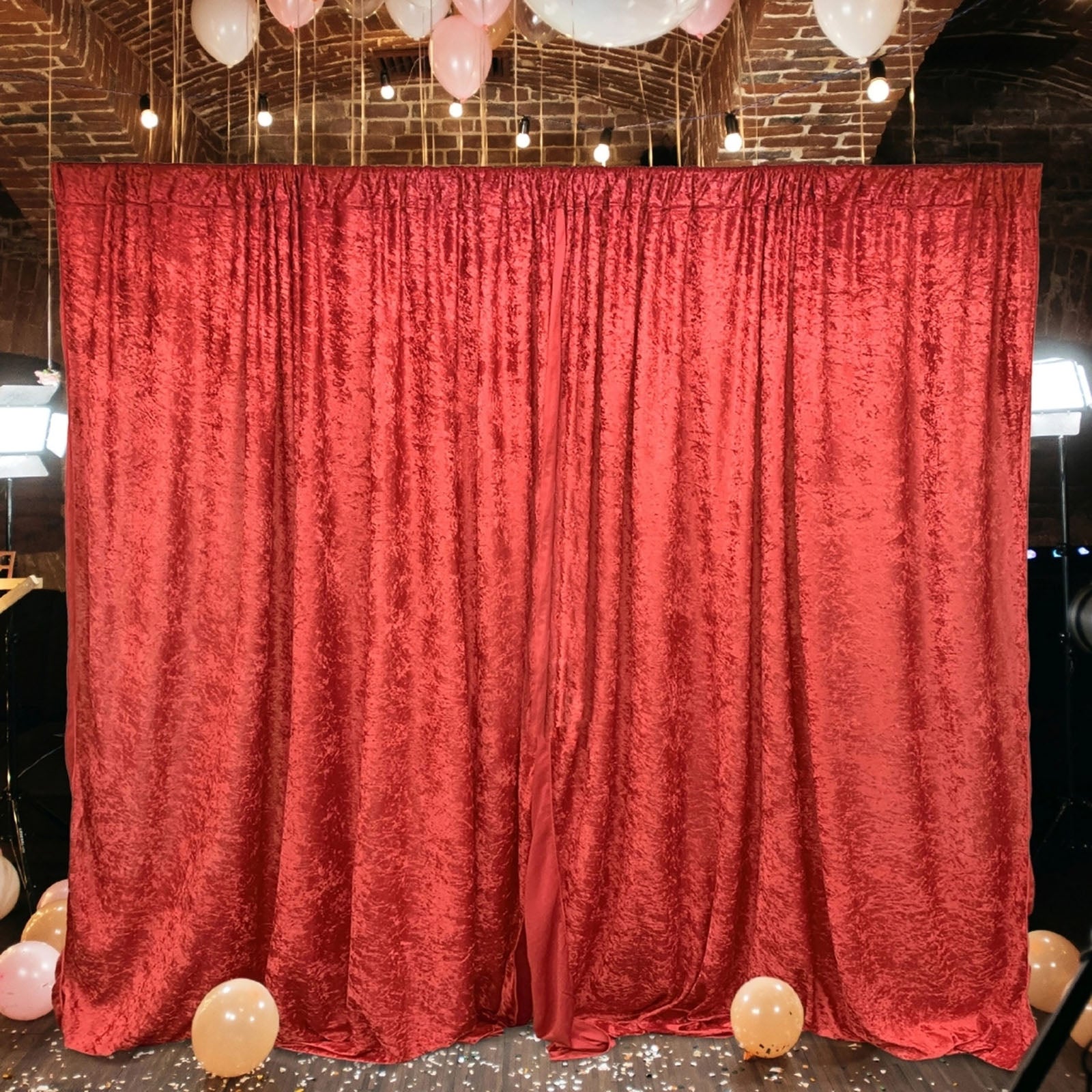 3Mx3M Thick Velvet Curtain Backdrop Wedding Party Props Decoration Event