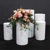 5PCS Round Plinth Cylinder Wedding Cake Flower Display Pedestal Stand