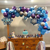 Metallic Blue Frozen Balloon Set Garland Arch Kit Birthday Party Decor AU-94PCS