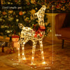 Christmas Decoration Outdoor LED Lights Reindeer Xmas Decor (1pcs 50LED Reindeer + 1pcs 120LED Lighted Reindeer)