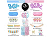 96PCS Gender Reveal Party Balloon Set Boy or Girl Baby Shower Decoration He She Fringe