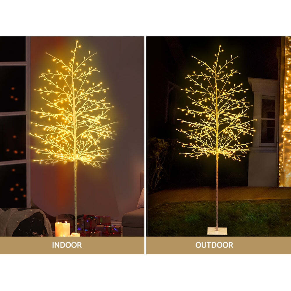 2.1M 480 LED Christmas Tree With Lights Warm White