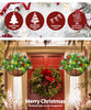 Christmas Hanging Basket Ornaments LED Lights