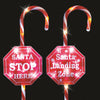 4 Pack Santa Stop Here Santa Landing Zone Outdoor Christmas XMAS Lights