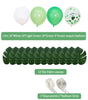 Giant Dinosaur Theme Birthday Party Balloon Set green palm leaves boy girl party