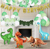 Giant Dinosaur Theme Birthday Party Balloon Set green palm leaves boy girl party