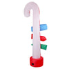 2.4M Christmas Inflatable Santa Candy Pole