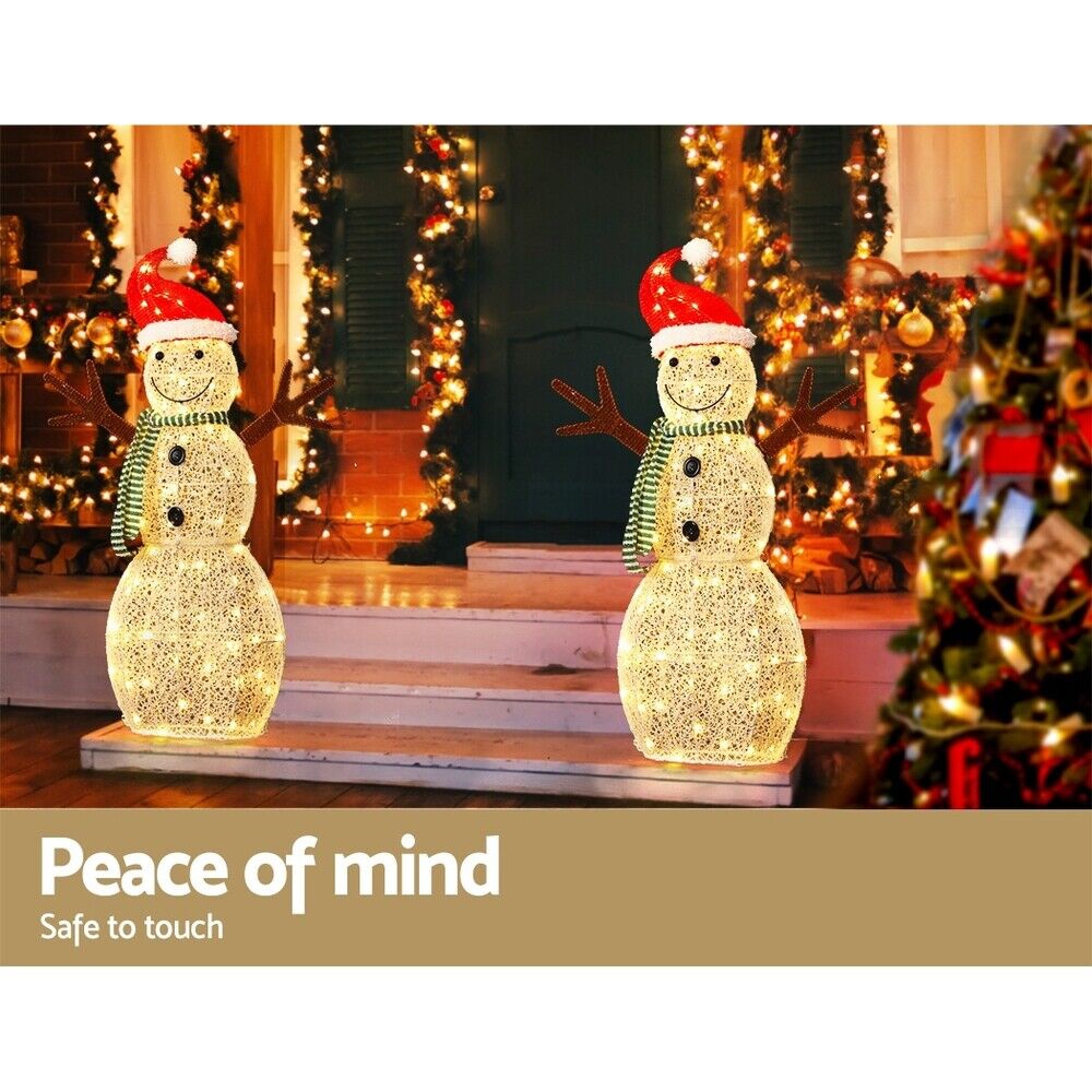 97CM Motif Snowman Christmas Lights 3D Decoration