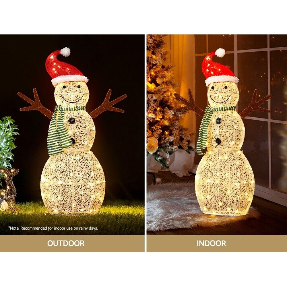 97CM Motif Snowman Christmas Lights 3D Decoration