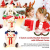 1.7M Lighted Stacked Snowmen Christmas Decor LED Xmas Display Indoor Outdoor