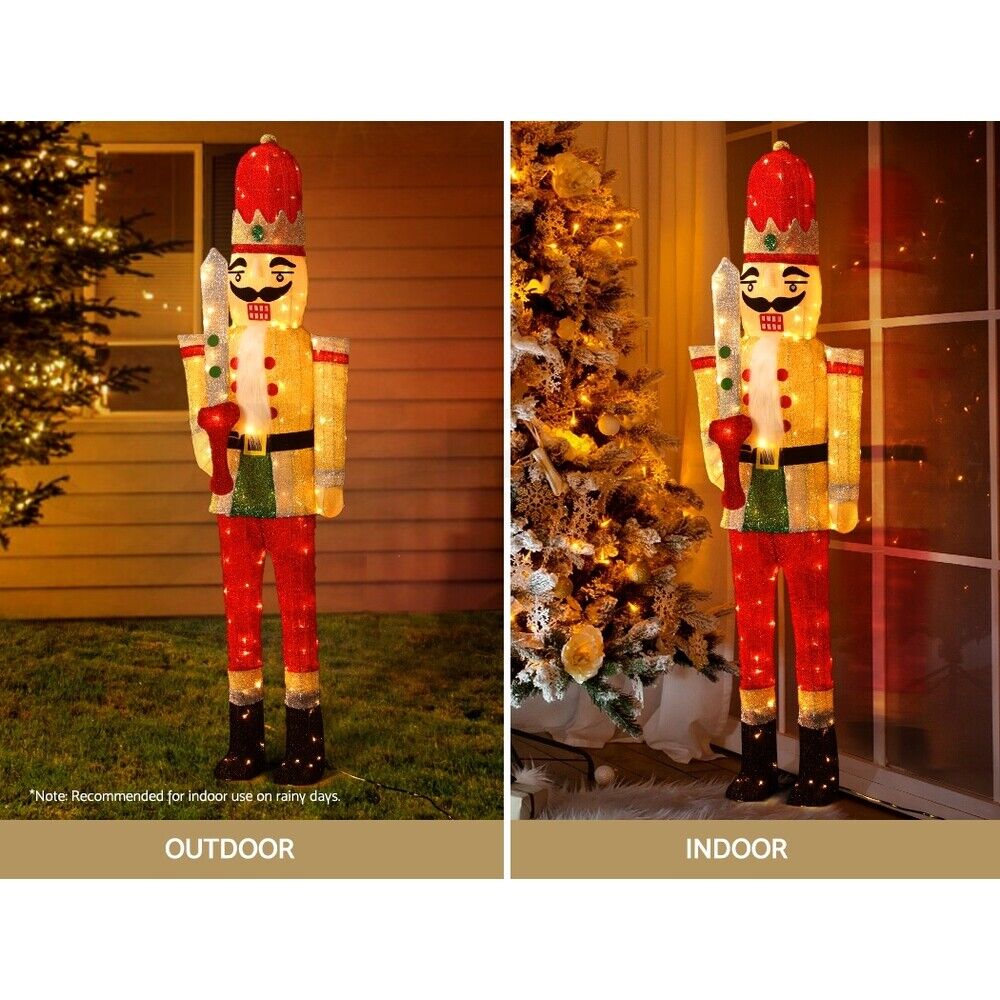 180LED 1.7M Nutcracker Light Christmas Lights Motif 3D Decoration