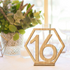 20PCS WOODEN TABLE NUMBERS WEDDING BIRTHDAY PARTY