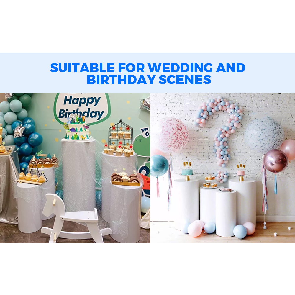 5pcs Round Cylinder Wedding Decoration Cake Flower Display Stand