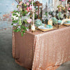 180x120cm Sequin Table Cloth Backdrop Table cover Party Wedding Black