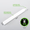 20cm Straight Candles White Party Wedding - 20 PCS