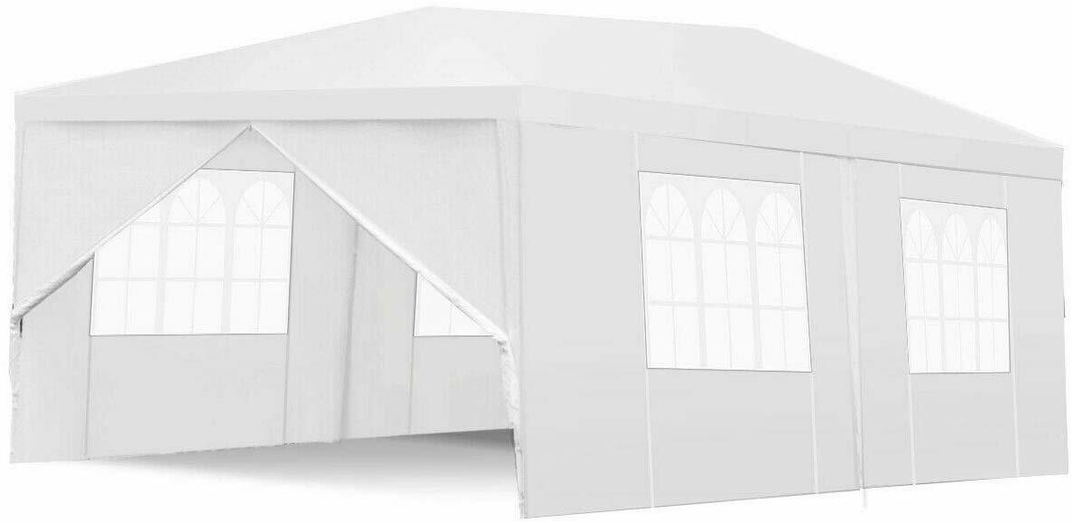 3x6m Canopy Party Wedding Tent Heavy Duty Gazebo with removable sidewalls