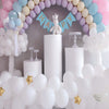 3pcs Round Plinth Cylinder Wedding Cake Flower Stand Display