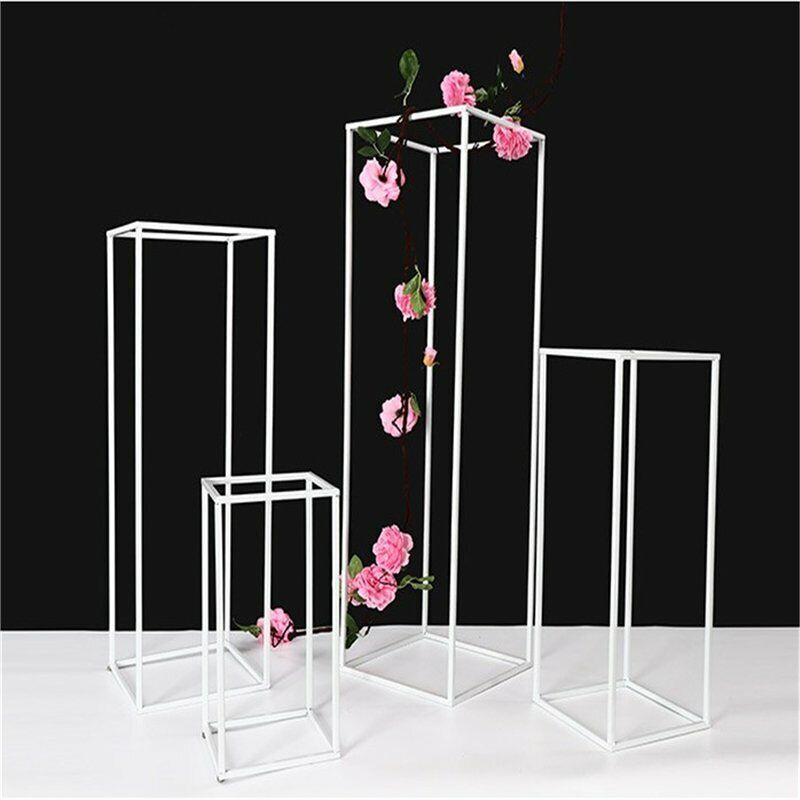 4PCS Flower Racks Metal Flower Stands Display Wedding Party