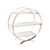 3 Tier Hoop Cake Stand Display with Mirror Trays Wedding Party Events