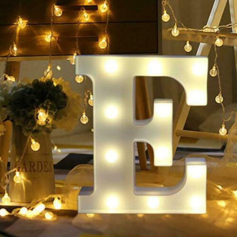 LED Light Up Alphabet Letter LOVE Lights Standing Hanging Wedding Party