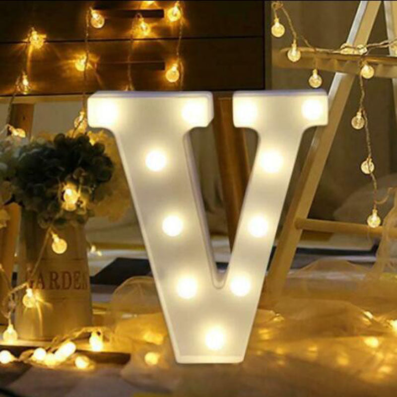 LED Light Up Alphabet Letter LOVE Lights Standing Hanging Wedding Party