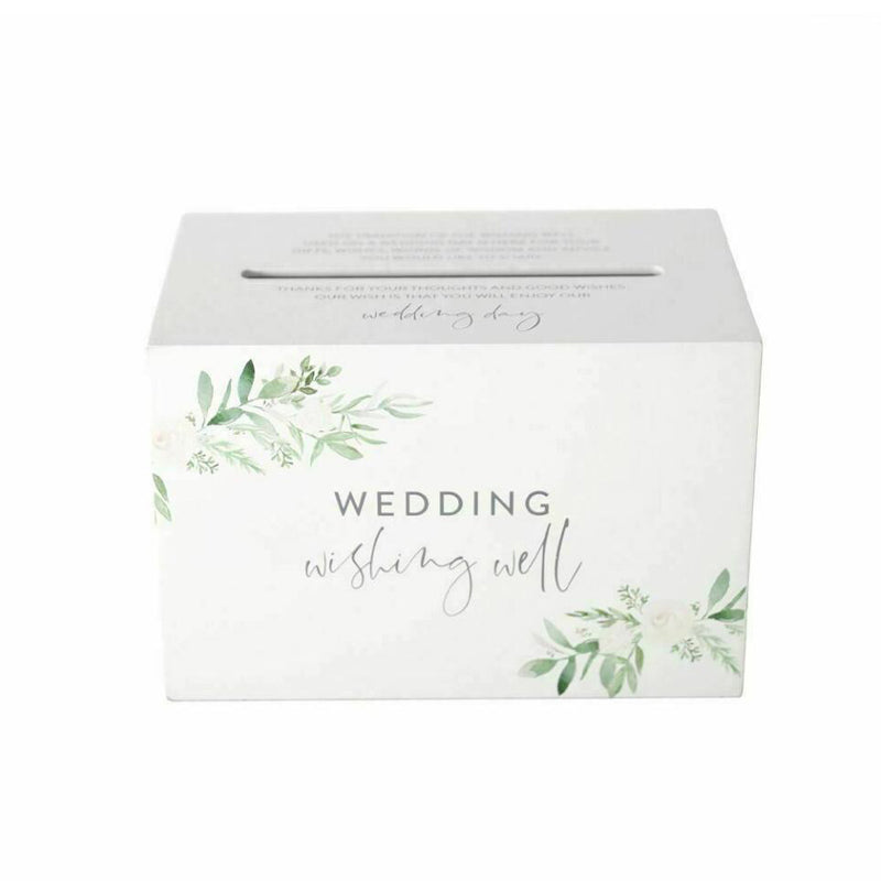 Wooden Wedding Wishing Well Card Box