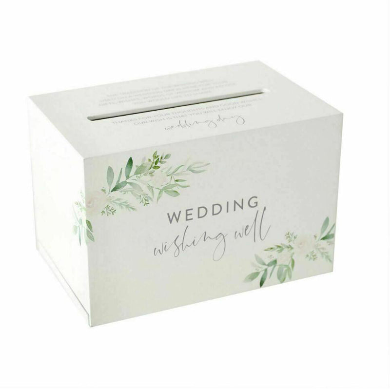 Wooden Wedding Wishing Well Card Box